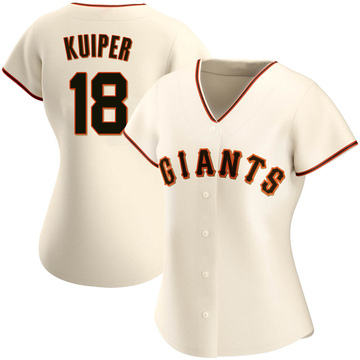 Women's San Francisco Giants Duane Kuiper Cream Home Jersey - Authentic