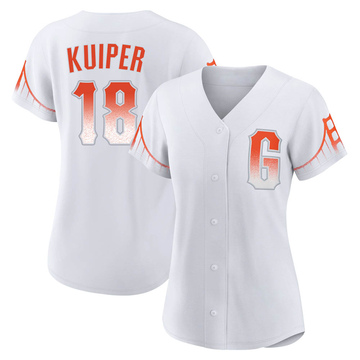 Women's San Francisco Giants Duane Kuiper White 2021 City Connect Jersey - Authentic