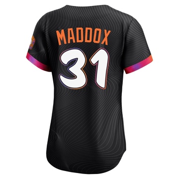 Women's San Francisco Giants Garry Maddox Anthracite 2025 City Connect Jersey - Limited