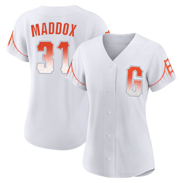 Women's San Francisco Giants Garry Maddox White 2021 City Connect Jersey - Authentic