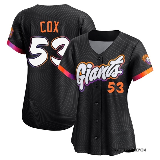 Women's San Francisco Giants Jonah Cox Anthracite 2025 City Connect Jersey - Limited