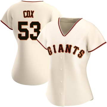 Women's San Francisco Giants Jonah Cox Cream Home Jersey - Authentic