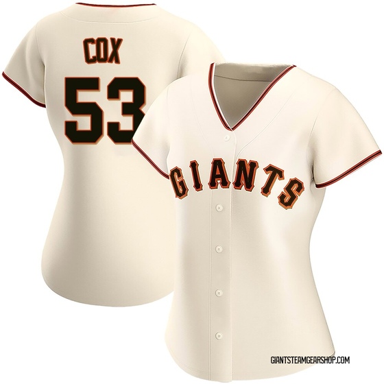 Women's San Francisco Giants Jonah Cox Cream Home Jersey - Authentic