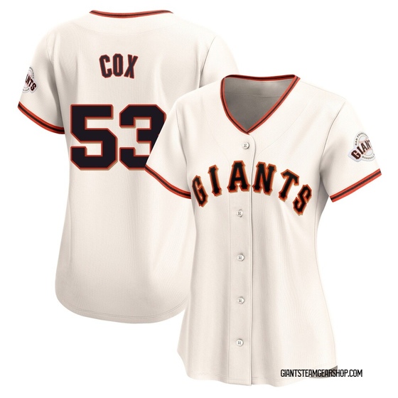 Women's San Francisco Giants Jonah Cox Cream Home Jersey - Limited