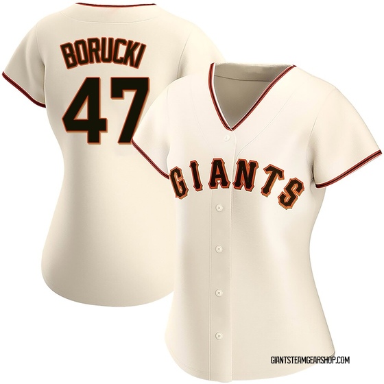 Women's San Francisco Giants Ryan Borucki Cream Home Jersey - Replica