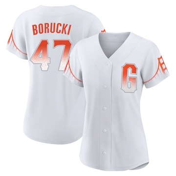 Women's San Francisco Giants Ryan Borucki White 2021 City Connect Jersey - Authentic