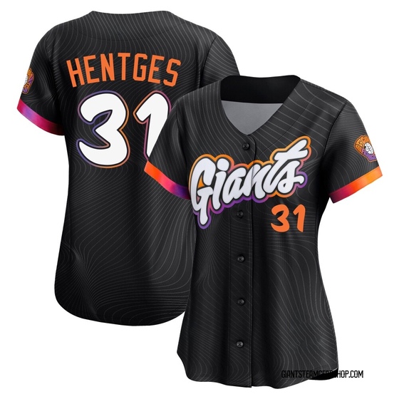 Women's San Francisco Giants Sam Hentges Anthracite 2025 City Connect Jersey - Limited