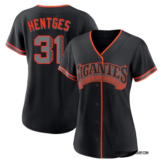 Women's San Francisco Giants Sam Hentges Black Alternate Jersey - Replica