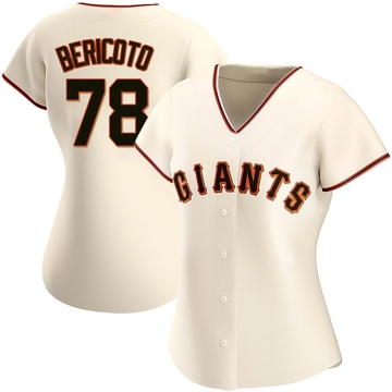 Women's San Francisco Giants Victor Bericoto Cream Home Jersey - Replica