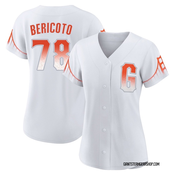 Women's San Francisco Giants Victor Bericoto White 2021 City Connect Jersey - Authentic