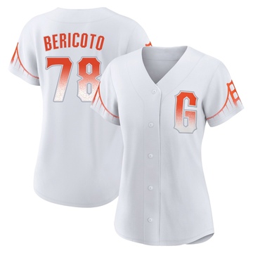 Women's San Francisco Giants Victor Bericoto White 2021 City Connect Jersey - Replica