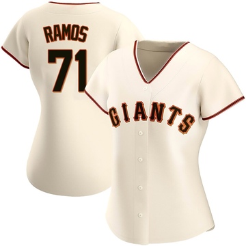 Women's San Francisco Giants Wilkin Ramos Cream Home Jersey - Replica