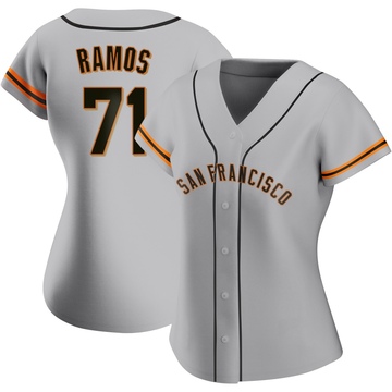 Women's San Francisco Giants Wilkin Ramos Gray Road Jersey - Authentic