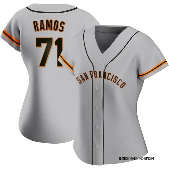 Women's San Francisco Giants Wilkin Ramos Gray Road Jersey - Authentic
