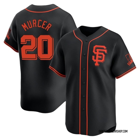 Youth San Francisco Giants Bobby Murcer Black Alternate Jersey - Limited