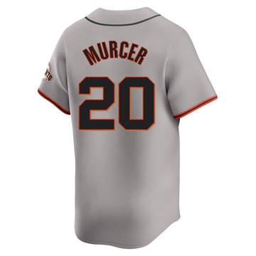 Youth San Francisco Giants Bobby Murcer Gray Away Jersey - Limited