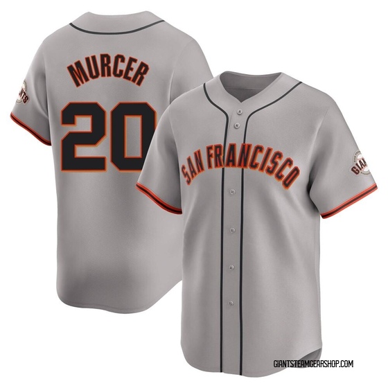 Youth San Francisco Giants Bobby Murcer Gray Away Jersey - Limited