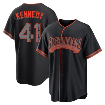 Youth San Francisco Giants Buddy Kennedy Black Alternate Jersey - Replica