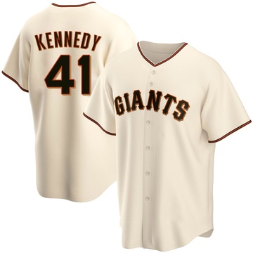 Youth San Francisco Giants Buddy Kennedy Cream Home Jersey - Replica
