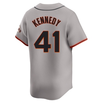 Youth San Francisco Giants Buddy Kennedy Gray Away Jersey - Limited