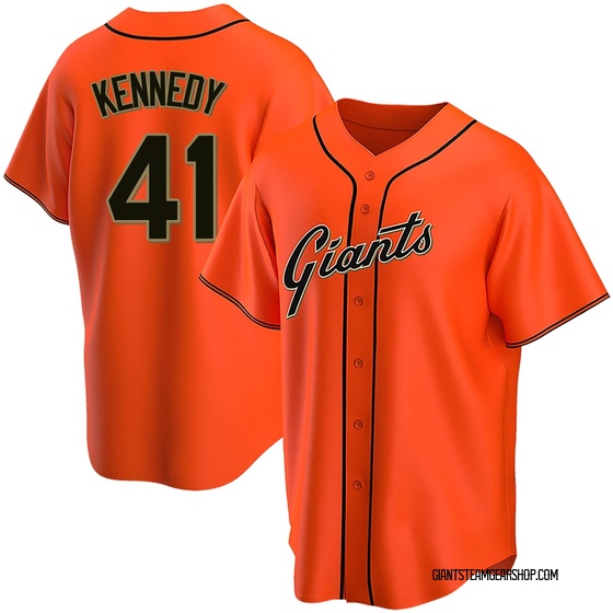 Youth San Francisco Giants Buddy Kennedy Orange Alternate Jersey - Replica