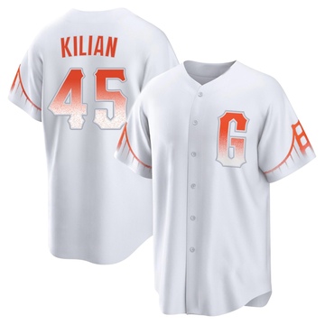 Youth San Francisco Giants Caleb Kilian White 2021 City Connect Jersey - Replica