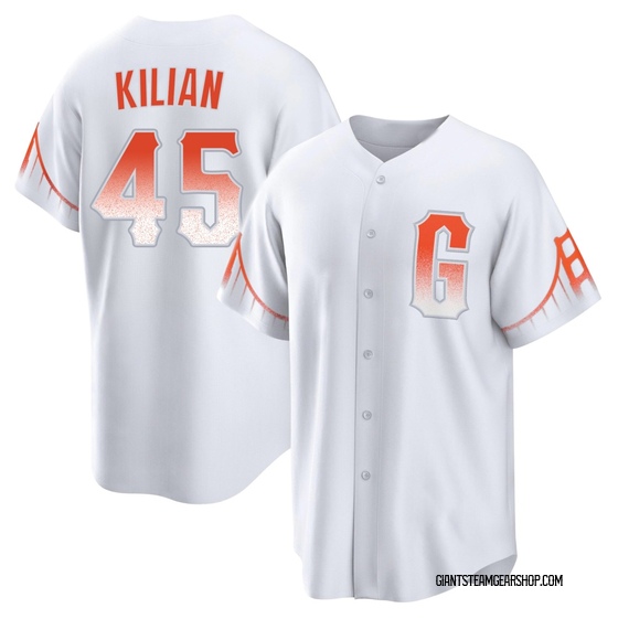 Youth San Francisco Giants Caleb Kilian White 2021 City Connect Jersey - Replica