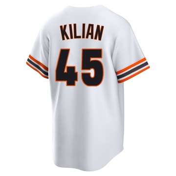 Youth San Francisco Giants Caleb Kilian White Throwback Cooperstown Collection Jersey - Limited