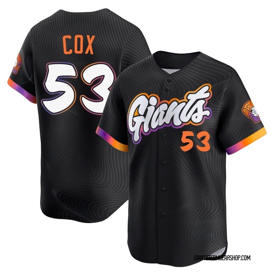 Youth San Francisco Giants Jonah Cox Anthracite 2025 City Connect Jersey - Limited
