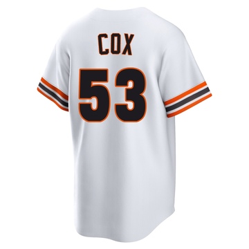 Youth San Francisco Giants Jonah Cox White Throwback Cooperstown Collection Jersey - Limited