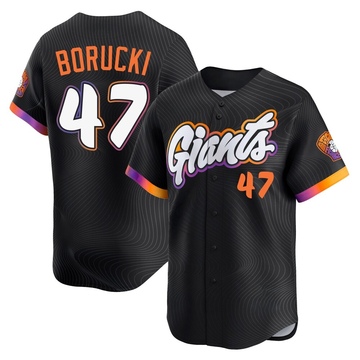Youth San Francisco Giants Ryan Borucki Anthracite 2025 City Connect Jersey - Limited