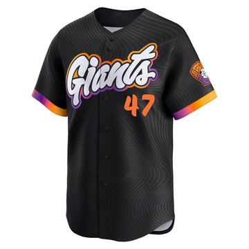 Youth San Francisco Giants Ryan Borucki Anthracite 2025 City Connect Jersey - Limited