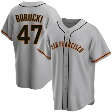 Youth San Francisco Giants Ryan Borucki Gray Road Jersey - Replica