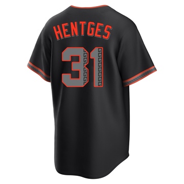 Youth San Francisco Giants Sam Hentges Black Alternate Jersey - Replica