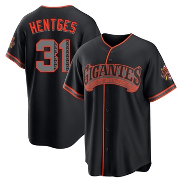 Youth San Francisco Giants Sam Hentges Black Alternate Stadium Jersey - Limited