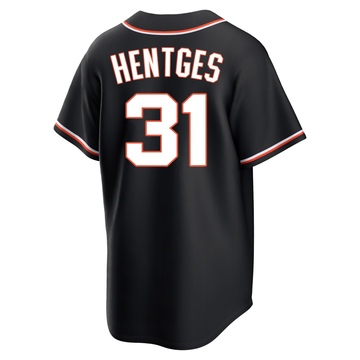 Youth San Francisco Giants Sam Hentges Black Fashion Out Jersey - Replica