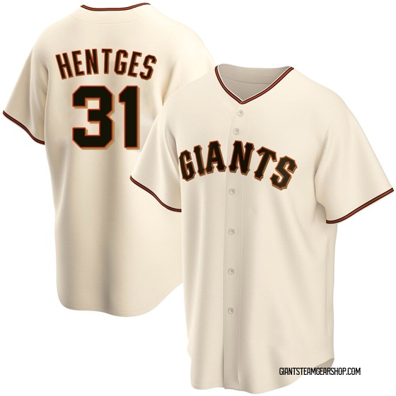 Youth San Francisco Giants Sam Hentges Cream Home Jersey - Replica