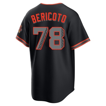Youth San Francisco Giants Victor Bericoto Black Alternate Stadium Jersey - Limited