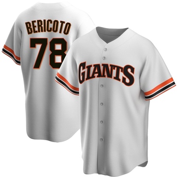 Youth San Francisco Giants Victor Bericoto White Home Cooperstown Collection Jersey - Replica