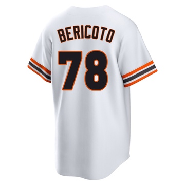 Youth San Francisco Giants Victor Bericoto White Throwback Cooperstown Collection Jersey - Limited