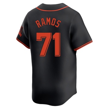 Youth San Francisco Giants Wilkin Ramos Black Alternate Jersey - Limited