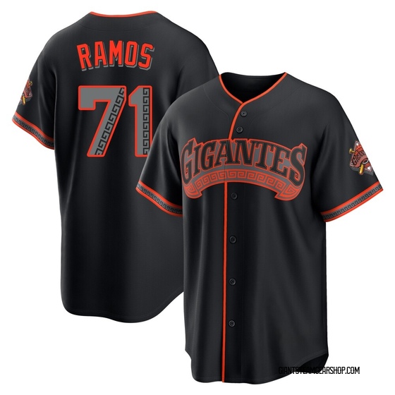 Youth San Francisco Giants Wilkin Ramos Black Alternate Stadium Jersey - Limited