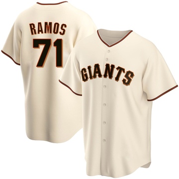 Youth San Francisco Giants Wilkin Ramos Cream Home Jersey - Replica
