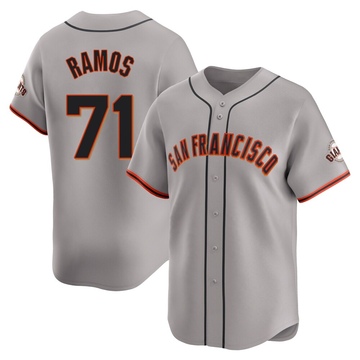 Youth San Francisco Giants Wilkin Ramos Gray Away Jersey - Limited