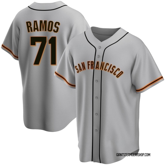 Youth San Francisco Giants Wilkin Ramos Gray Road Jersey - Replica