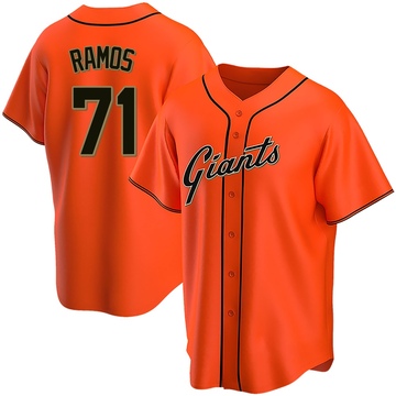Youth San Francisco Giants Wilkin Ramos Orange Alternate Jersey - Replica