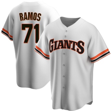 Youth San Francisco Giants Wilkin Ramos White Home Cooperstown Collection Jersey - Replica