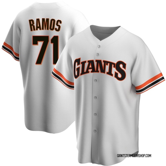 Youth San Francisco Giants Wilkin Ramos White Home Cooperstown Collection Jersey - Replica